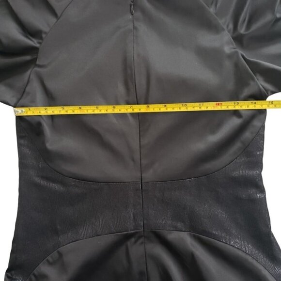 Designers Remix black party cocktail sheath dress sz 2 - Picture 8 of 10